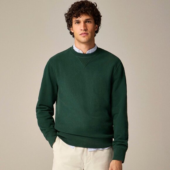 Green Heritage 14 oz. fleece sweatshirt - Picture 3 of 3